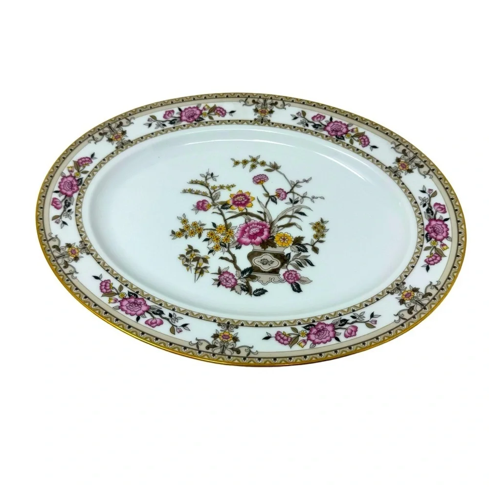 Noritake | Oval Serving Platter | Japan | 2502 Asian Dream 11.5”x9”